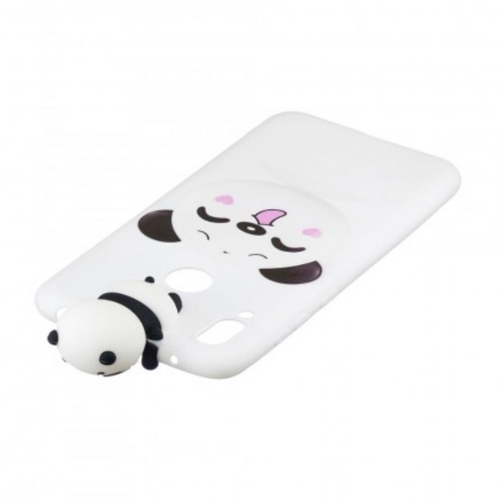 Hoesje voor Huawei Y7 2019 Grappige Panda 3d