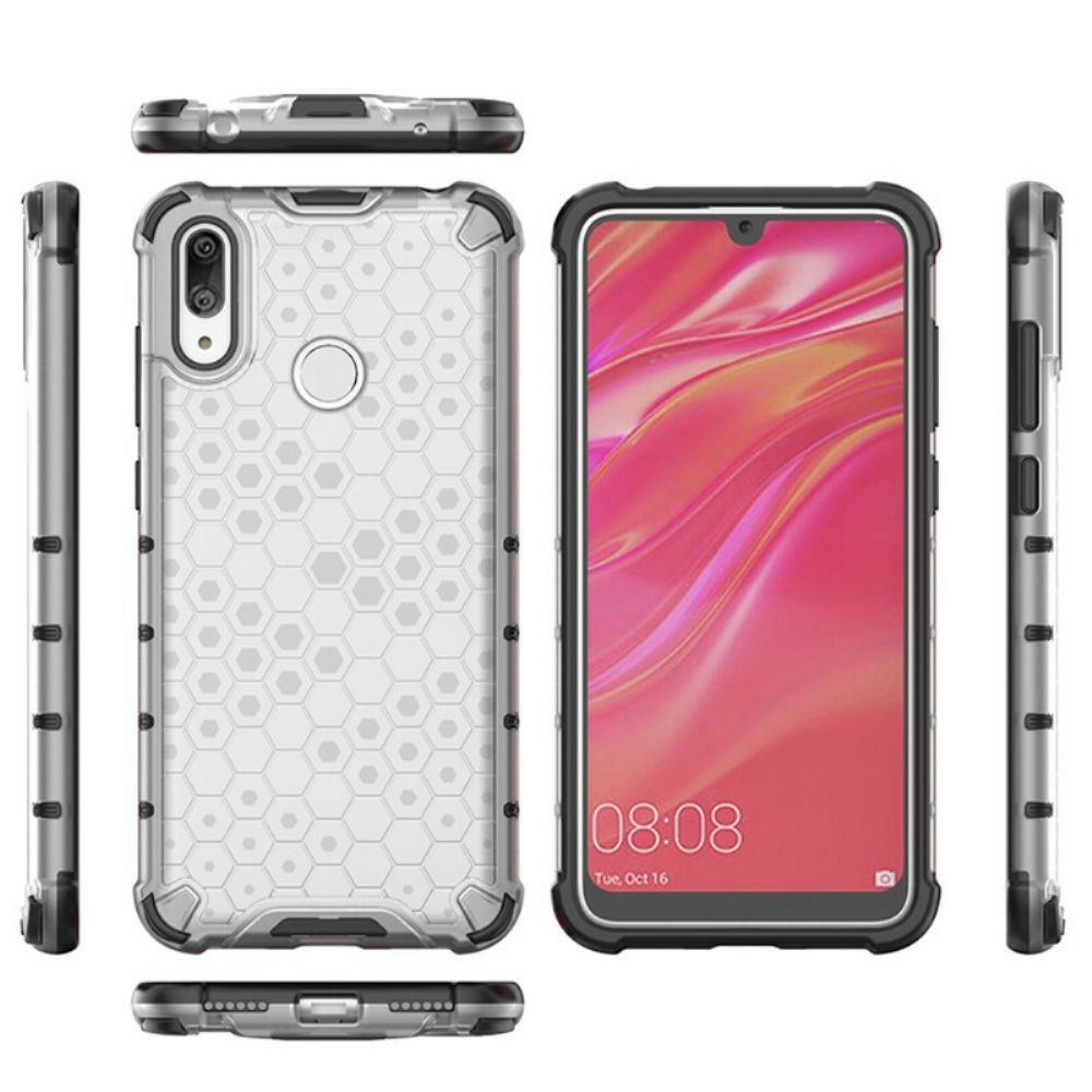 Hoesje voor Huawei Y7 2019 Honingraatstijl