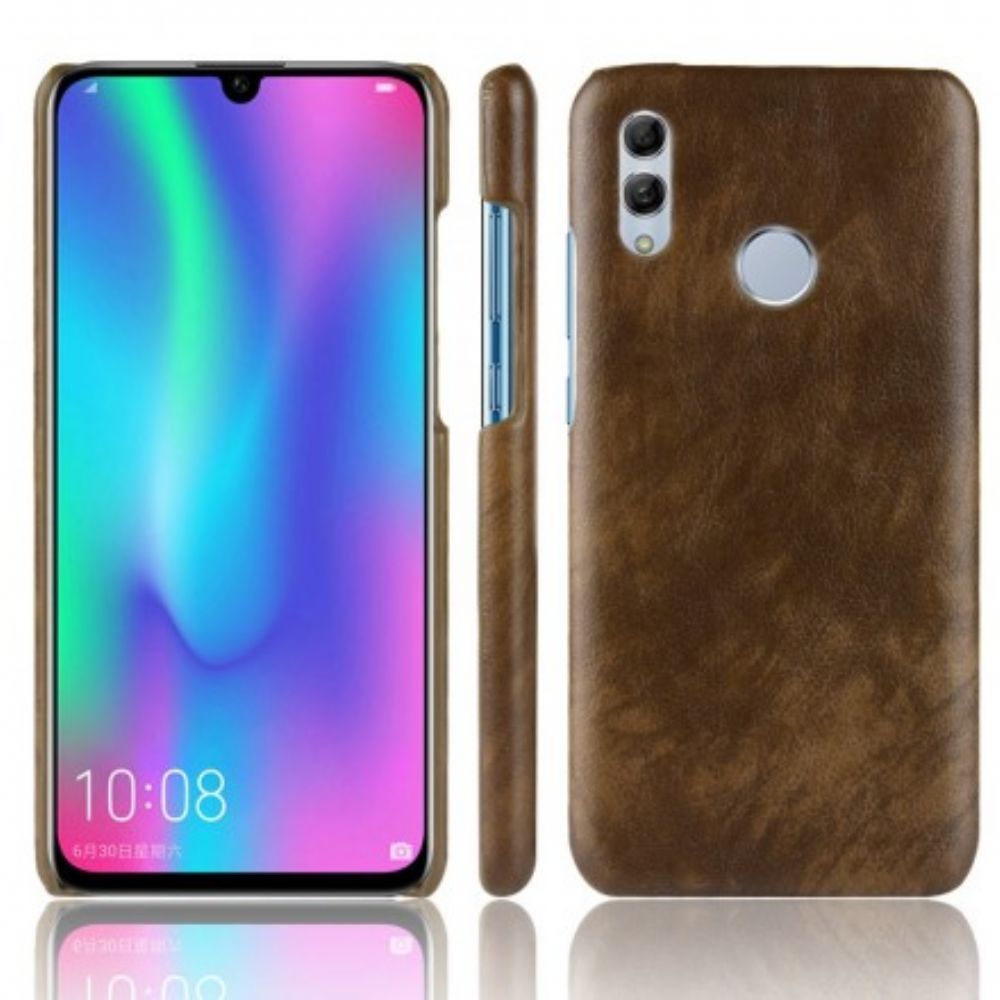 Hoesje voor Huawei Y7 2019 Prestaties Litchi Leder Effect