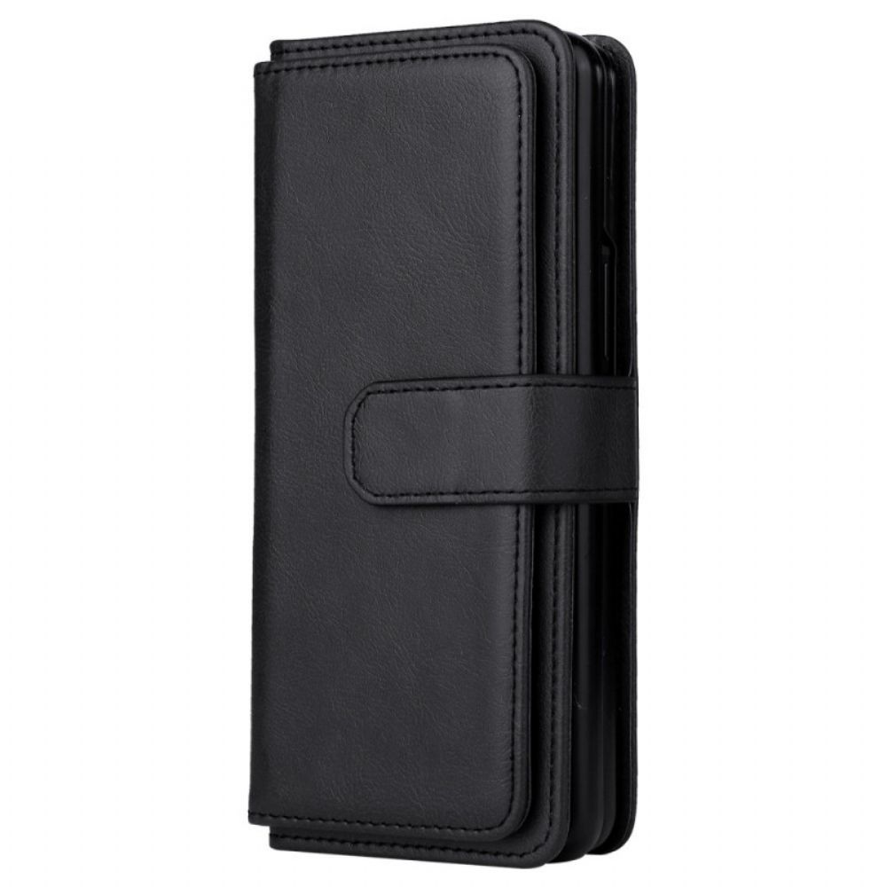 Flip Case voor Samsung Galaxy Z Fold 3 5G Multifunctionele Zakelijke Portemonnee