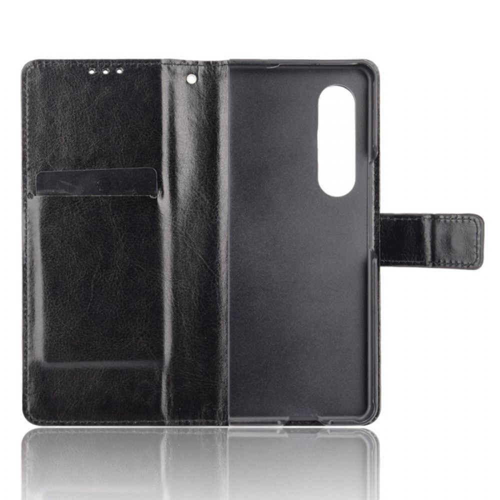 Folio-hoesje voor Samsung Galaxy Z Fold 3 5G Flashy Kunstleer Stylus Houder