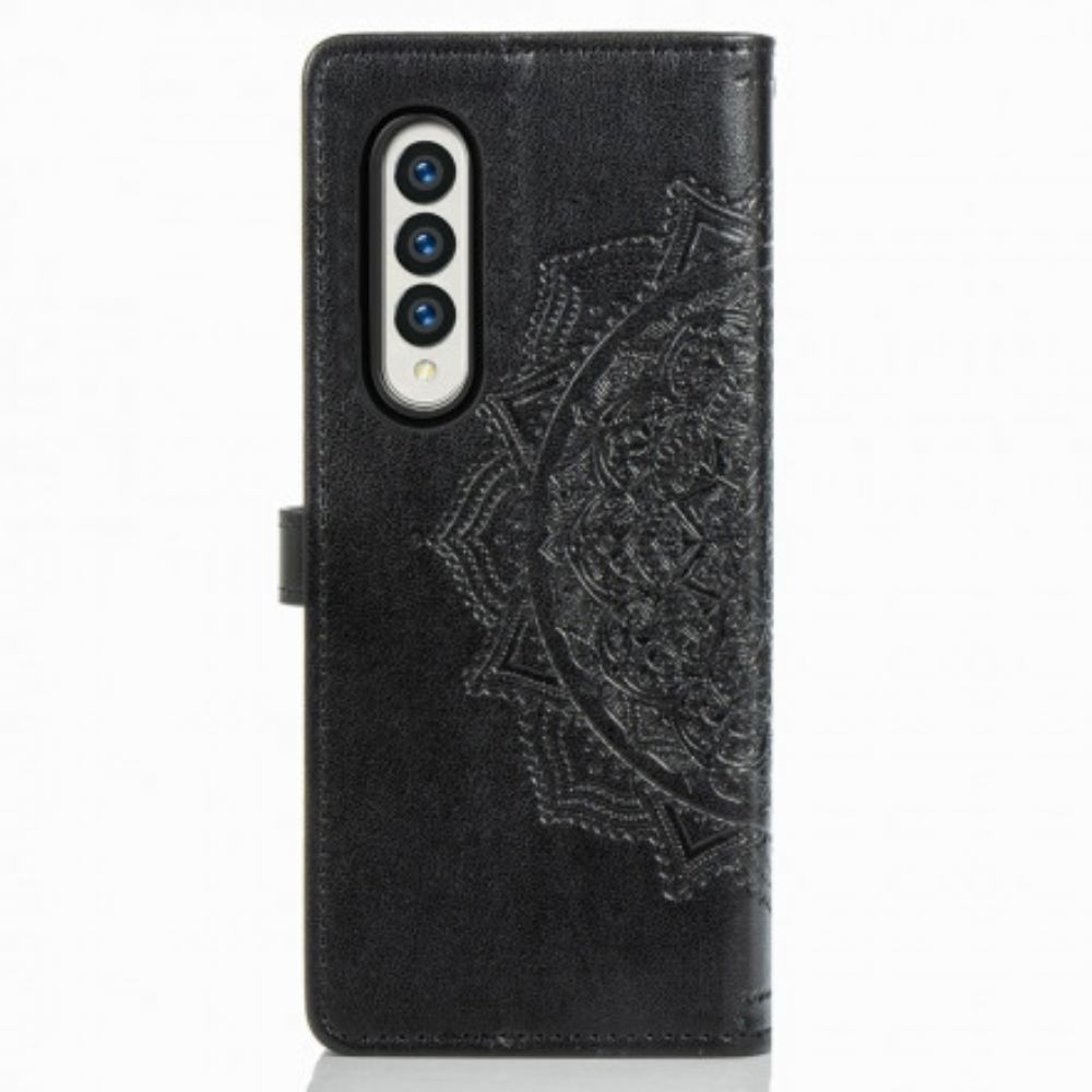 Folio-hoesje voor Samsung Galaxy Z Fold 3 5G Mandala Van Middelbare Leeftijd