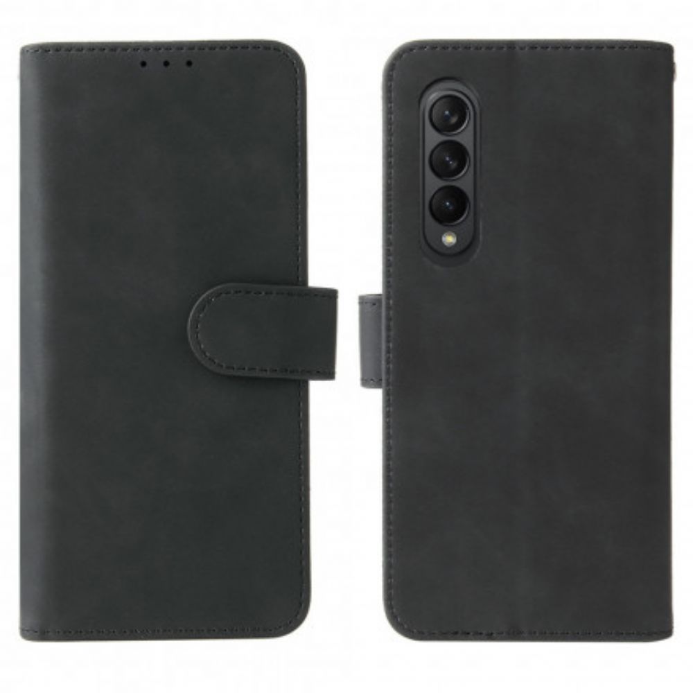 Folio-hoesje voor Samsung Galaxy Z Fold 3 5G Skin-touch