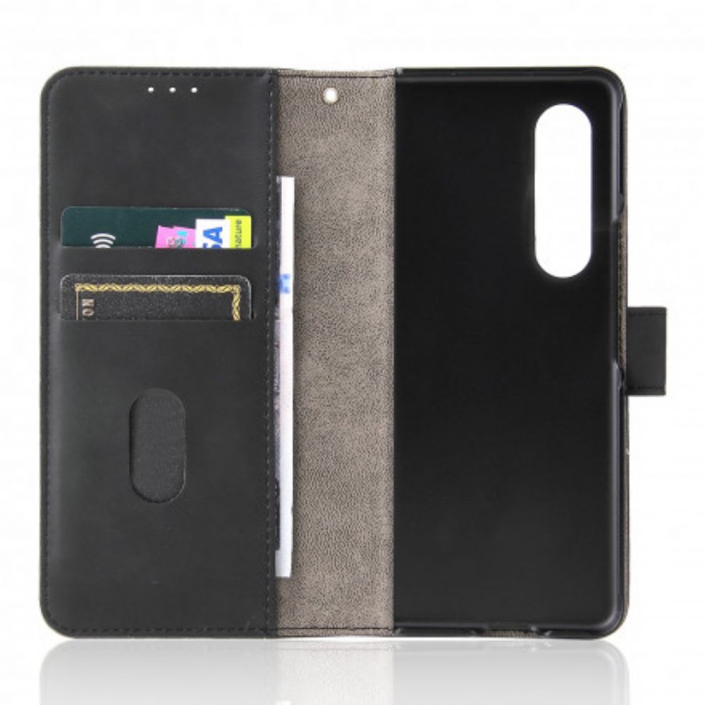 Folio-hoesje voor Samsung Galaxy Z Fold 3 5G Skin-touch