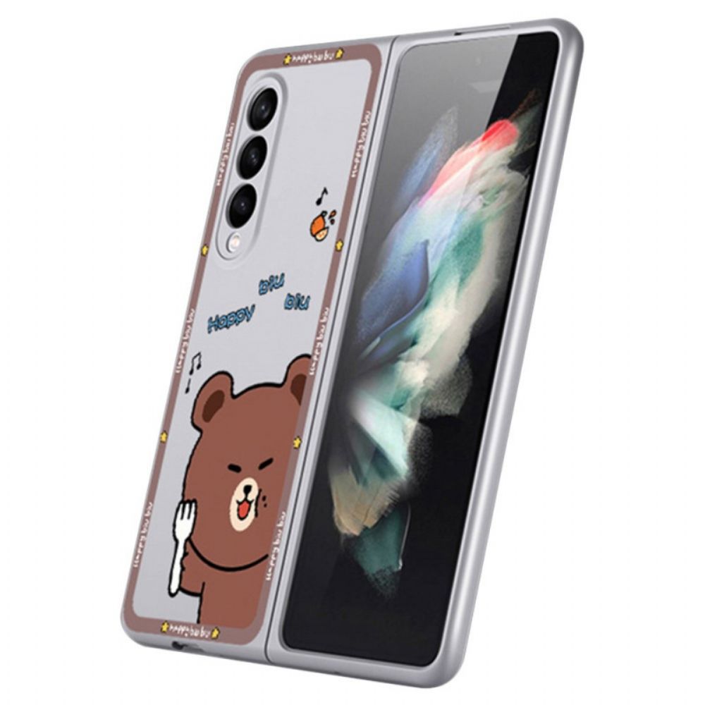 Hoesje voor Samsung Galaxy Z Fold 3 5G Beer