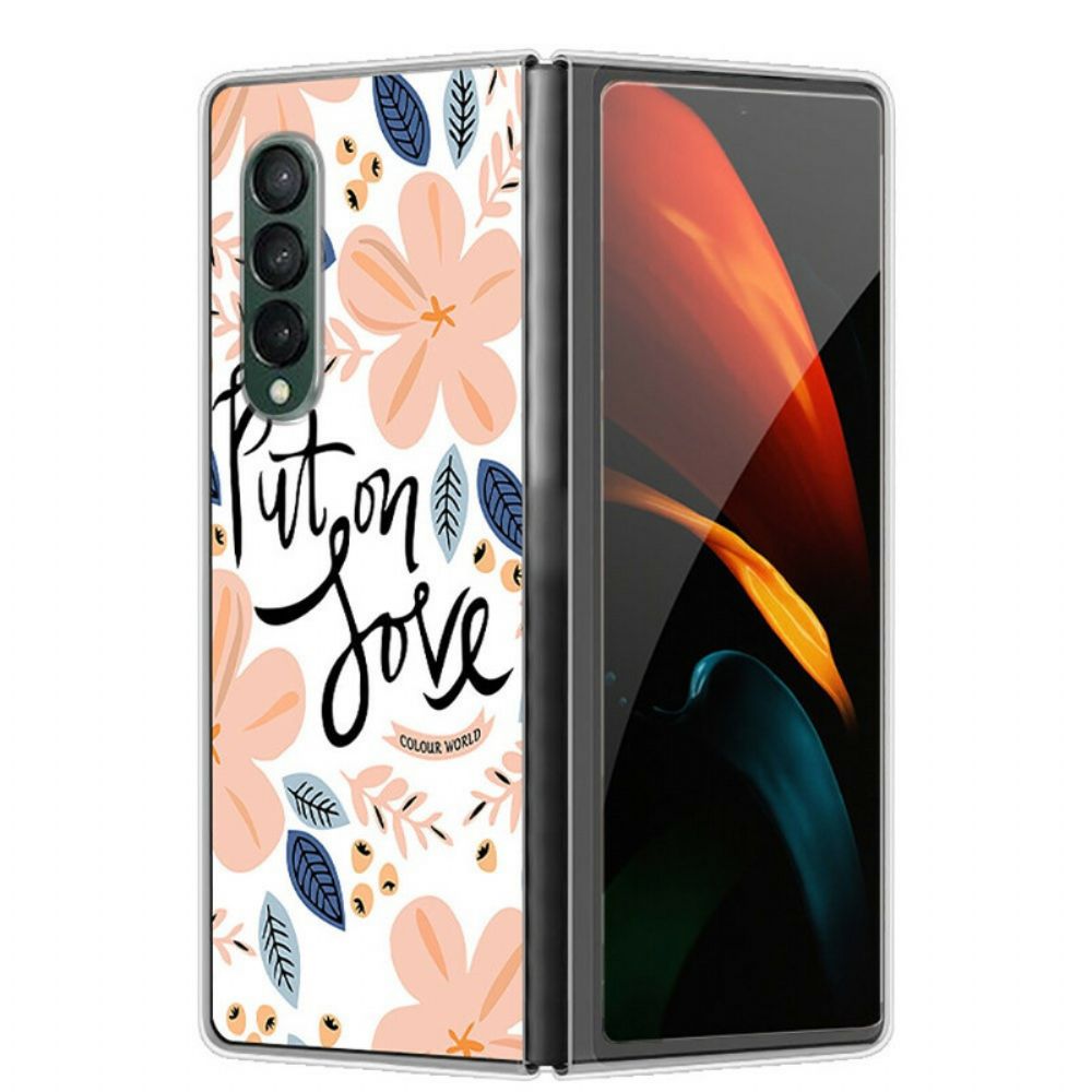 Hoesje voor Samsung Galaxy Z Fold 3 5G Doe Liefde Aan