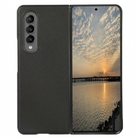 Hoesje voor Samsung Galaxy Z Fold 3 5G Echt Designer Leer