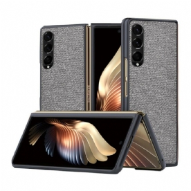 Hoesje voor Samsung Galaxy Z Fold 3 5G Gestructureerd Leereffect