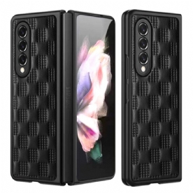 Hoesje voor Samsung Galaxy Z Fold 3 5G Gewatteerde Stijl