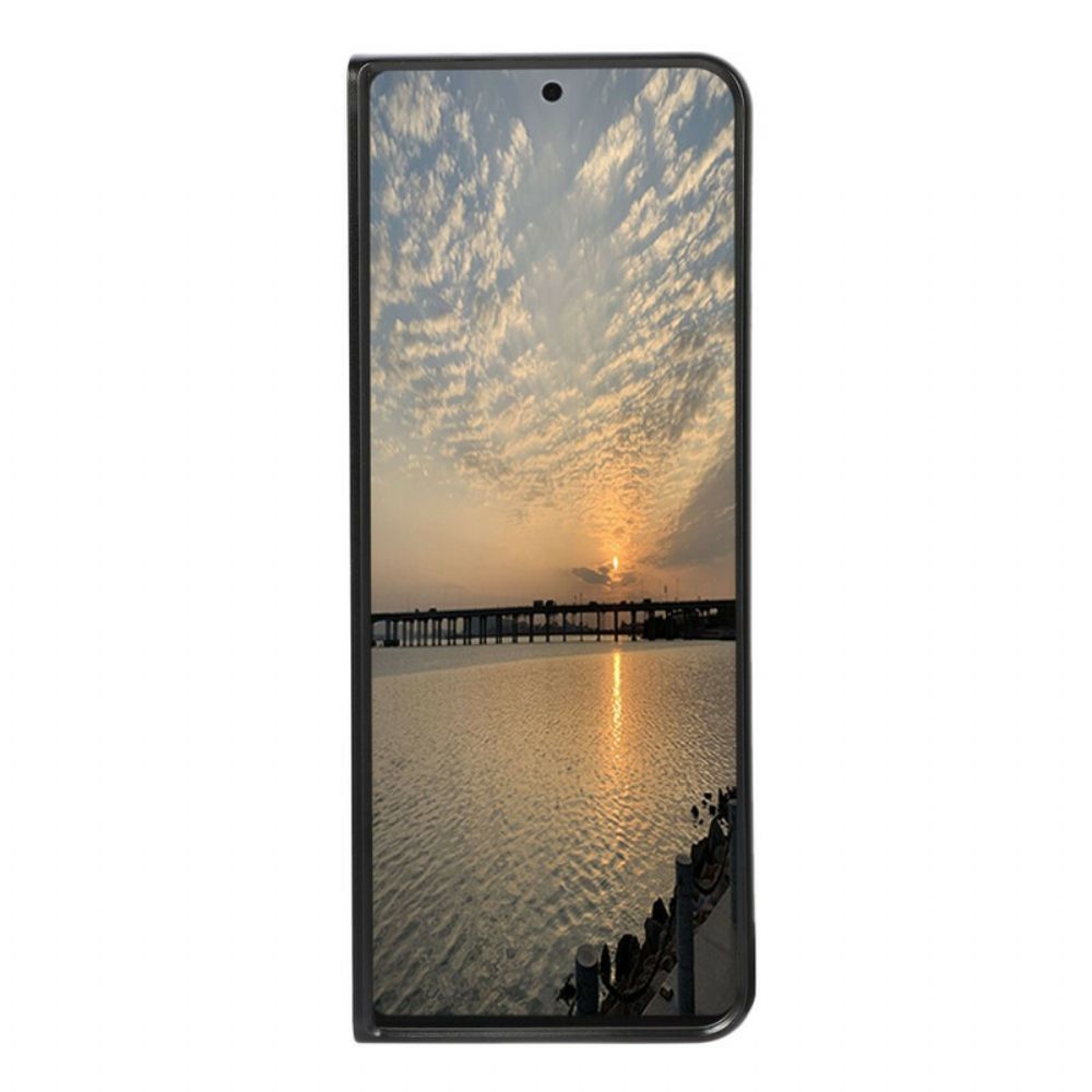 Hoesje voor Samsung Galaxy Z Fold 3 5G Koolstofvezelkleur