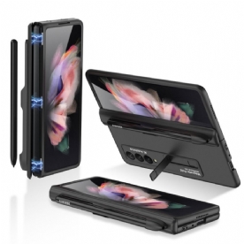 Hoesje voor Samsung Galaxy Z Fold 3 5G Kunststof Standaard En Stylushouder Gkk