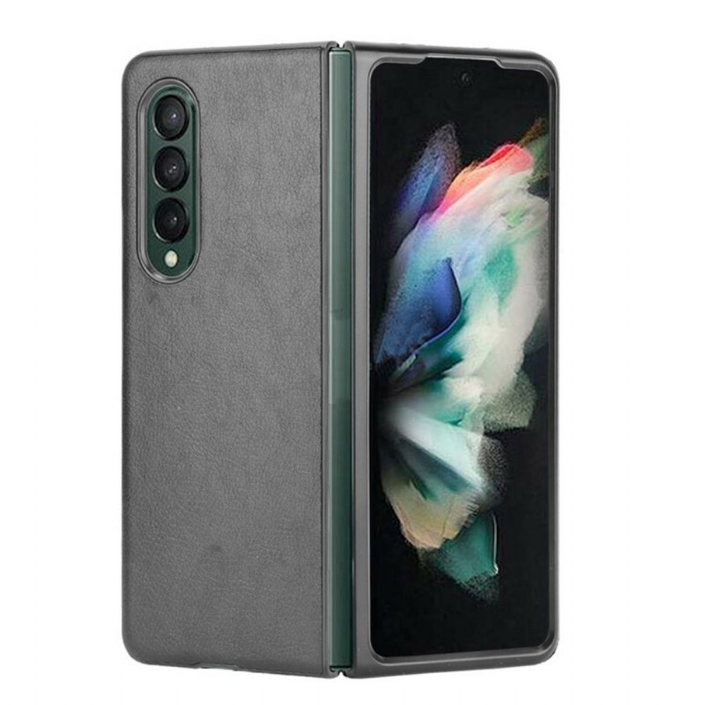 Hoesje voor Samsung Galaxy Z Fold 3 5G Lichi Leereffect