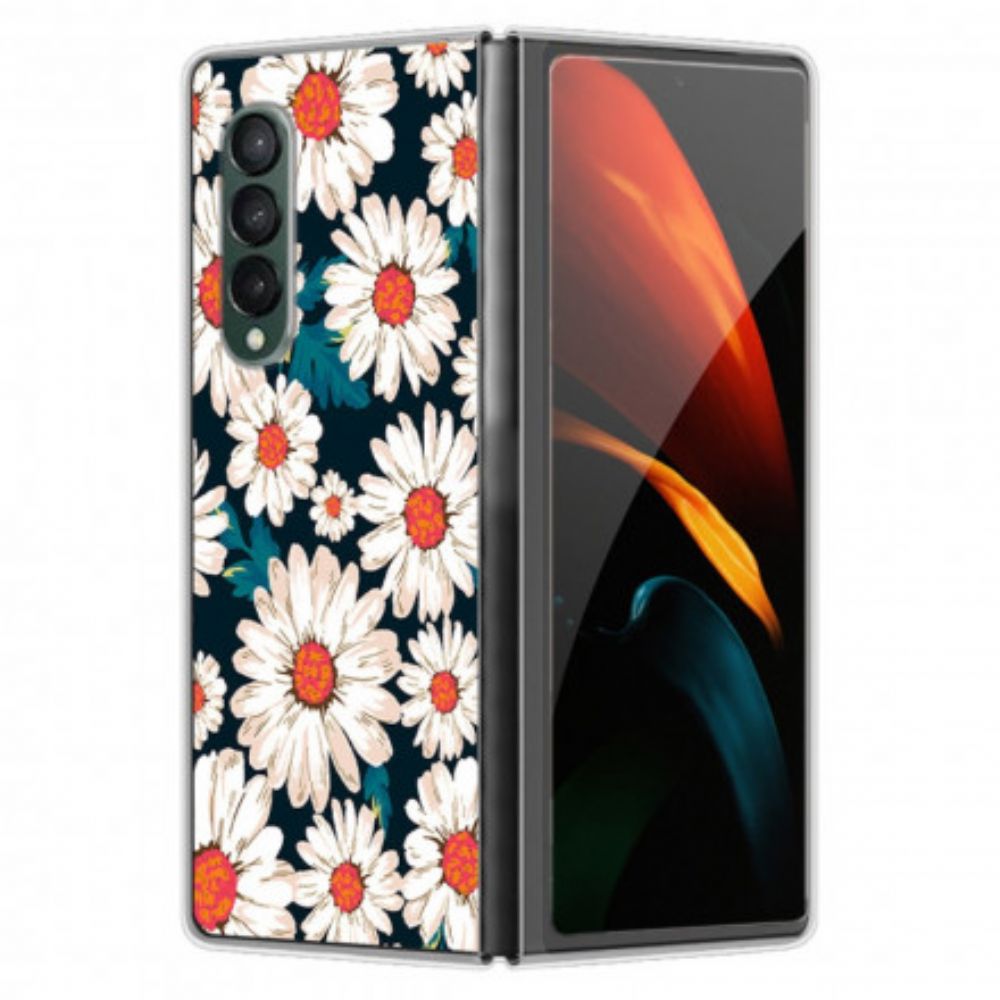 Hoesje voor Samsung Galaxy Z Fold 3 5G Madeliefjes