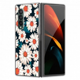 Hoesje voor Samsung Galaxy Z Fold 3 5G Madeliefjes