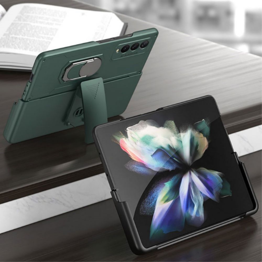 Hoesje voor Samsung Galaxy Z Fold 3 5G Met Ring En Ondersteuning Gkk