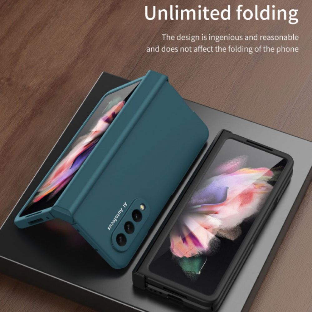 Hoesje voor Samsung Galaxy Z Fold 3 5G Met Schermbeschermer