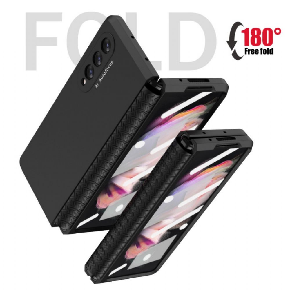 Hoesje voor Samsung Galaxy Z Fold 3 5G Met Schermbeschermer En Scharnier