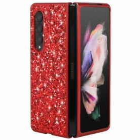 Hoesje voor Samsung Galaxy Z Fold 3 5G Pailletten