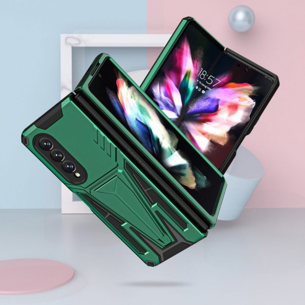 Hoesje voor Samsung Galaxy Z Fold 3 5G Resistente Premium-ondersteuning