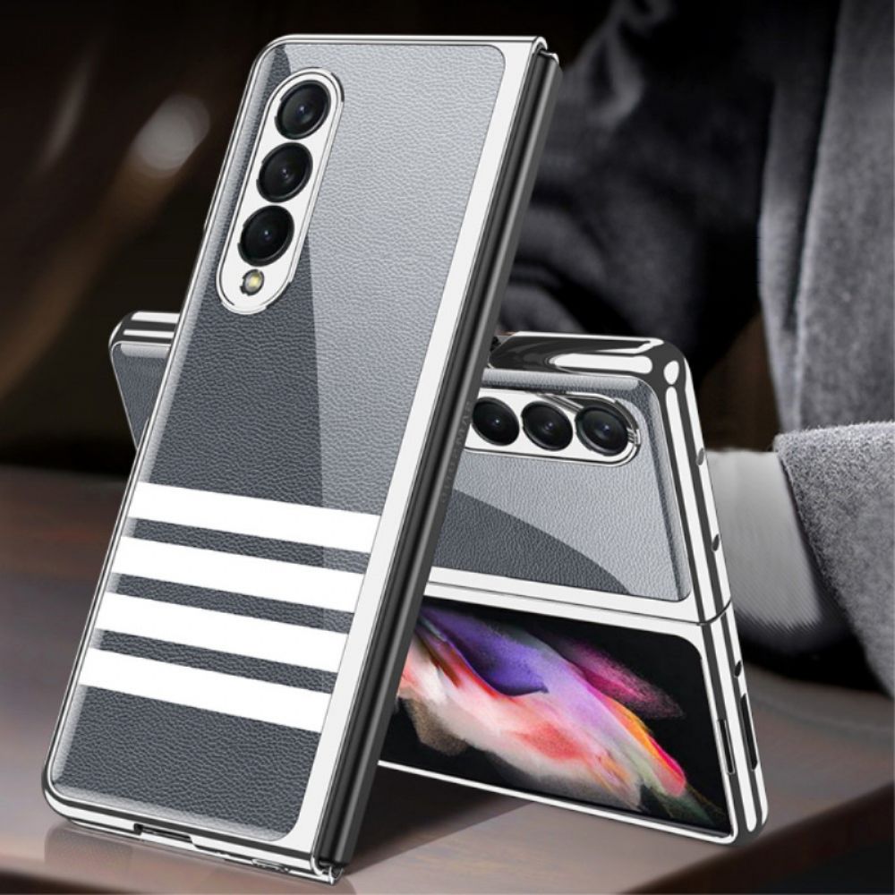 Hoesje voor Samsung Galaxy Z Fold 3 5G Staven Van Gehard Glas Gkk