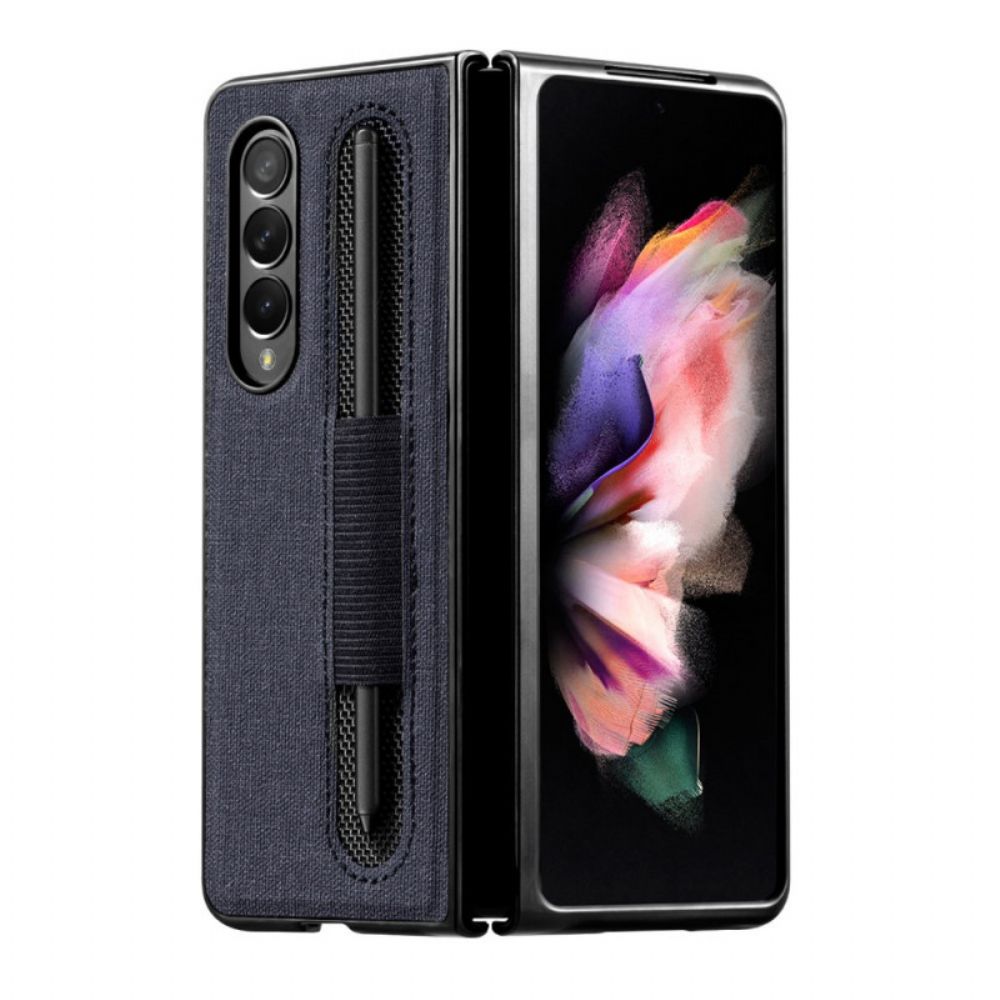 Hoesje voor Samsung Galaxy Z Fold 3 5G Textuurdoek