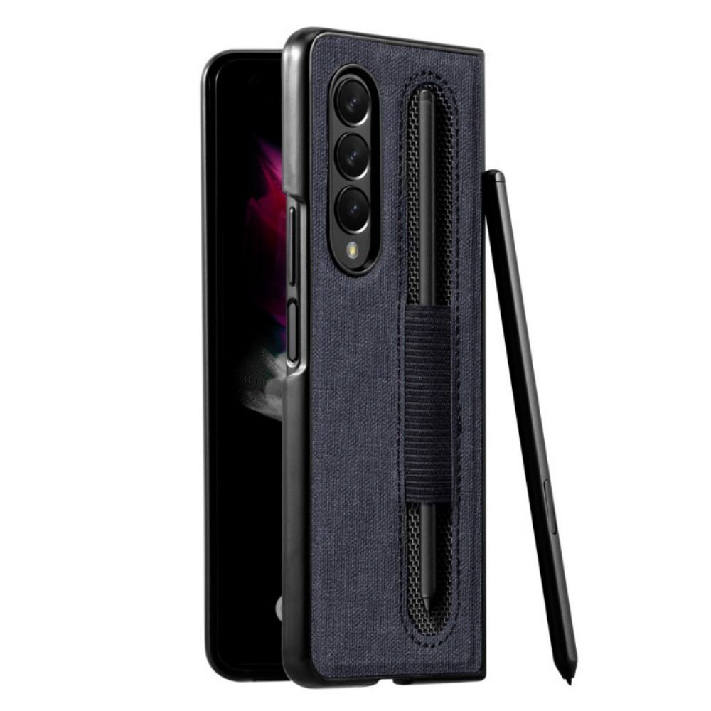 Hoesje voor Samsung Galaxy Z Fold 3 5G Textuurdoek