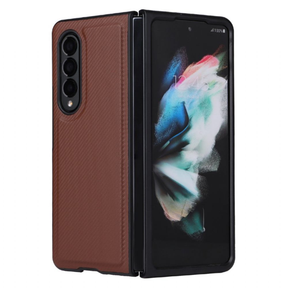 Telefoonhoesje Leren Hoesje voor Samsung Galaxy Z Fold 3 5G Afneembaar