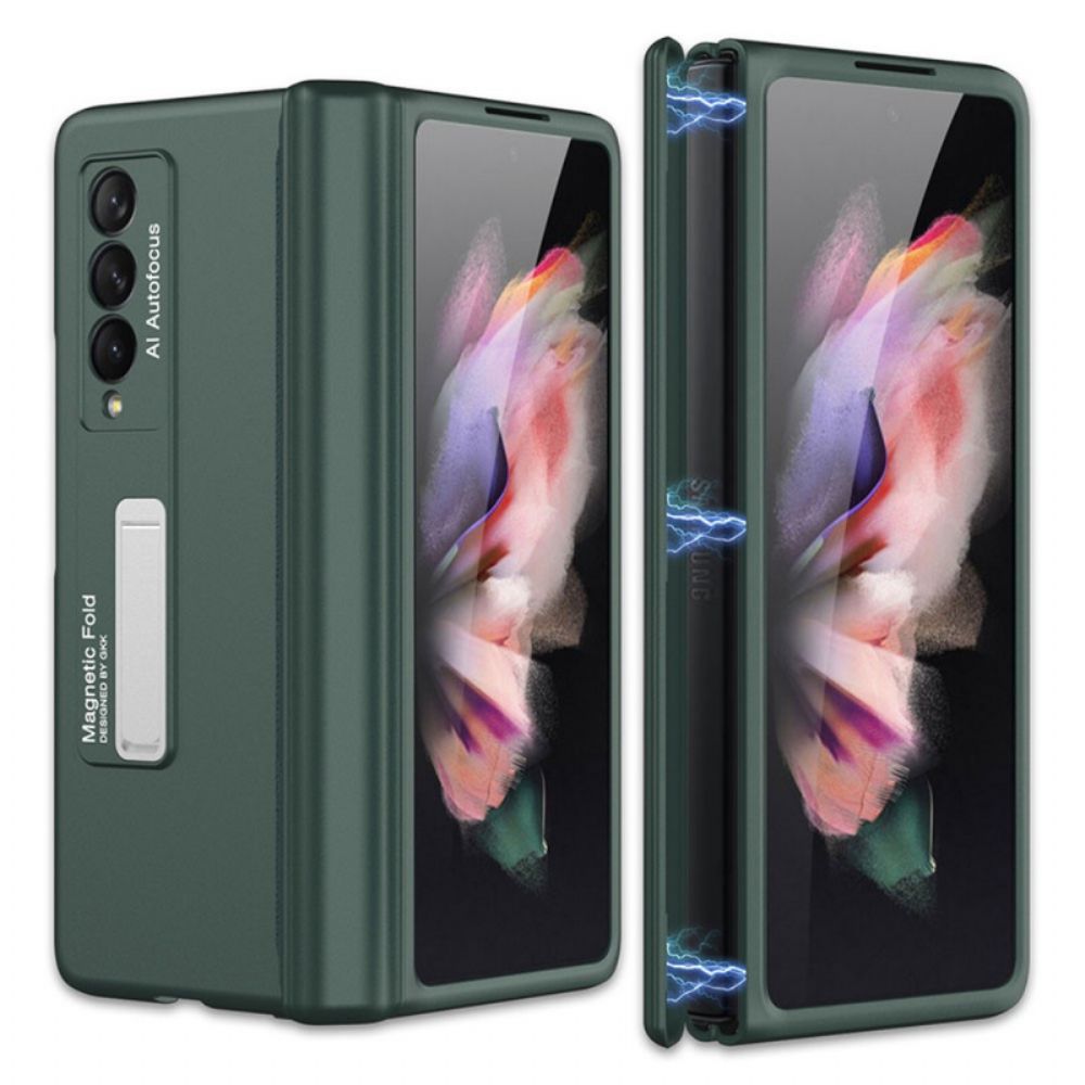 Telefoonhoesje voor Samsung Galaxy Z Fold 3 5G Stijve Kunststof Steun Gkk