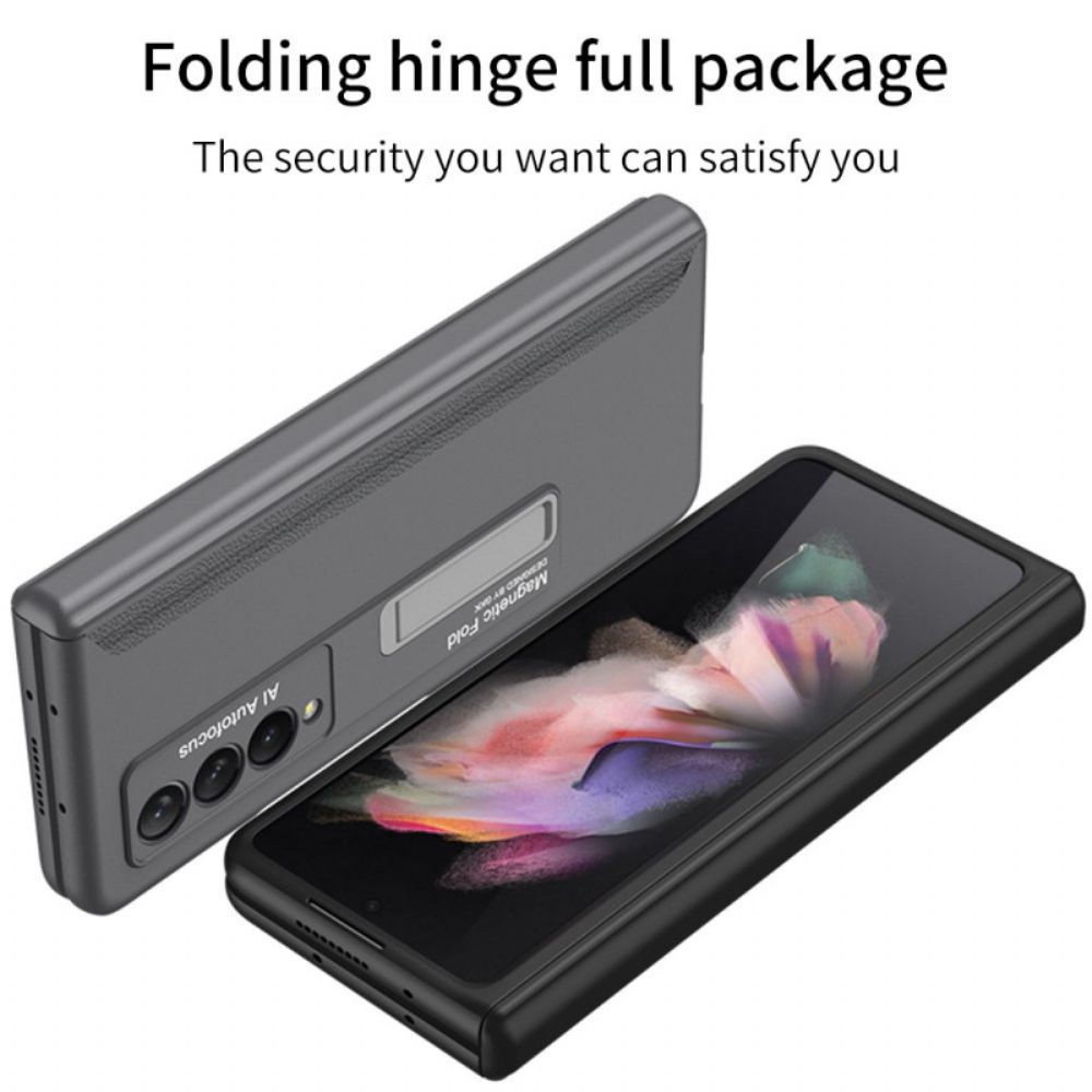 Telefoonhoesje voor Samsung Galaxy Z Fold 3 5G Stijve Kunststof Steun Gkk