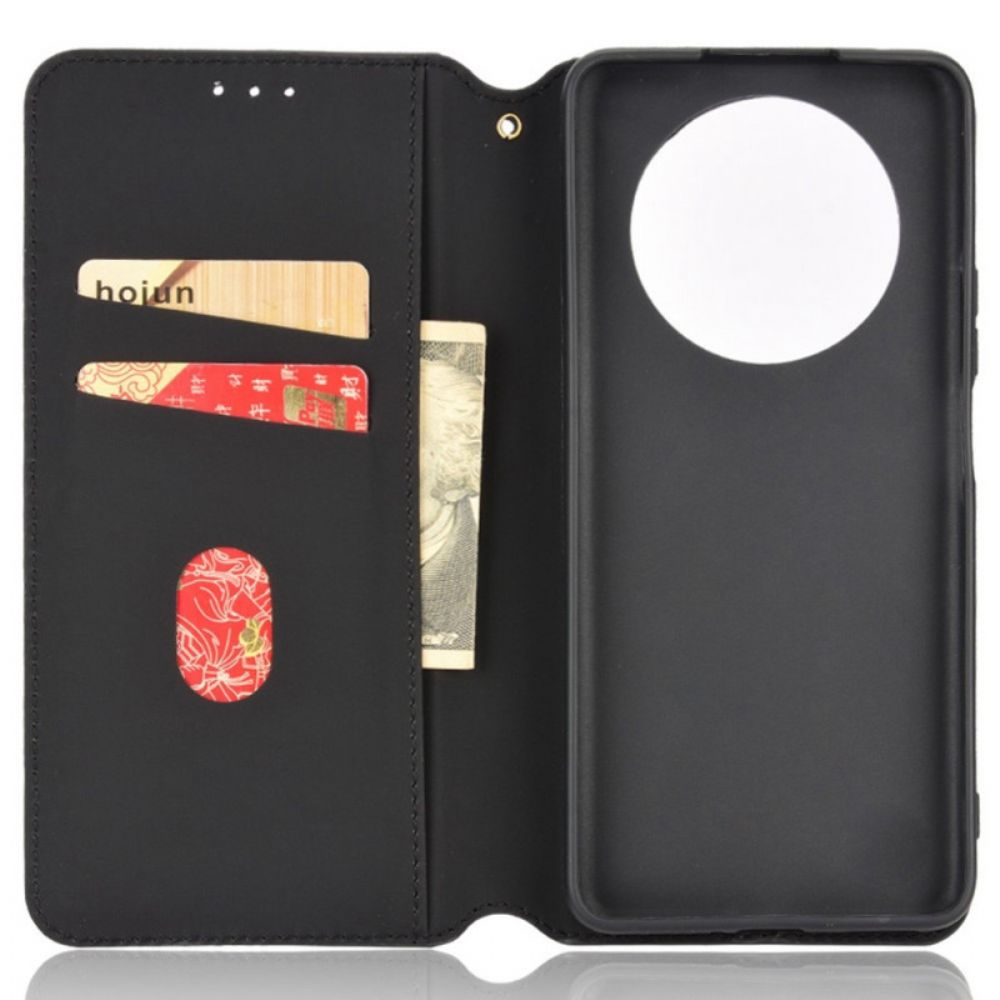 Bescherming Hoesje voor Honor Magic 4 Lite 5G Folio-hoesje 3d-textuur Leereffect