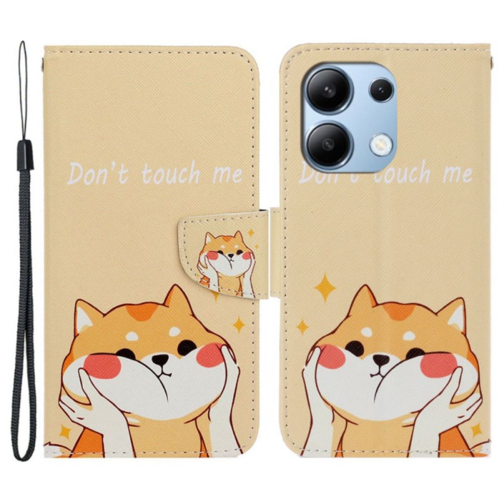 Bescherming Hoesje Xiaomi Redmi Note 13 4g Akita-patroon Met Riem