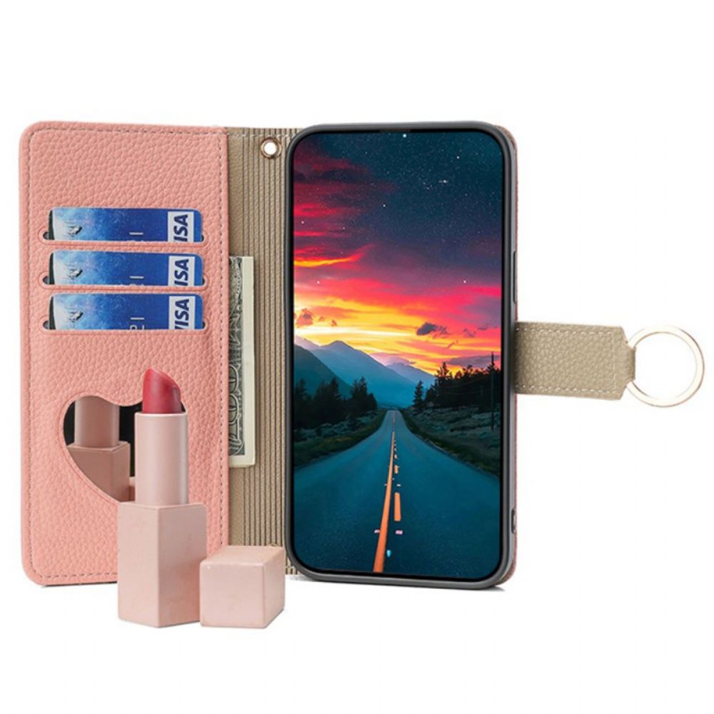 Bescherming Hoesje Xiaomi Redmi Note 13 4g Spiegel- En Schouderketting