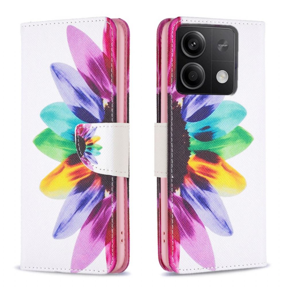 Bescherming Hoesje Xiaomi Redmi Note 13 4g Zonnebloempatroon