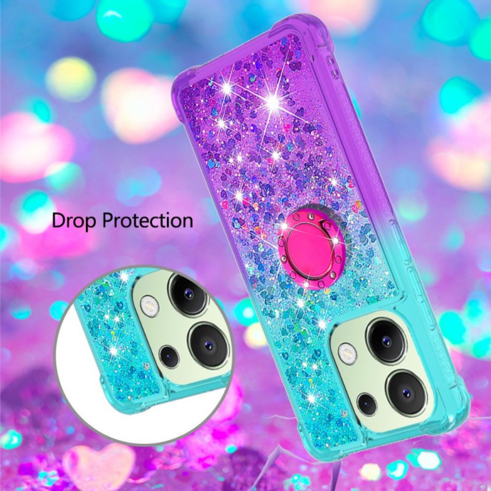 Cover Hoesje Xiaomi Redmi Note 13 4g Telefoonhoesje Glitterringhouder