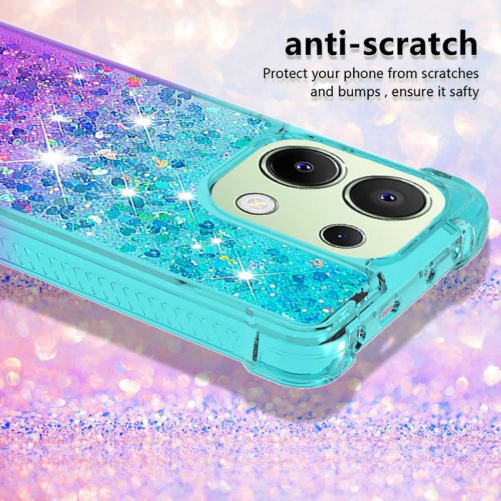 Cover Hoesje Xiaomi Redmi Note 13 4g Telefoonhoesje Glitterverloop