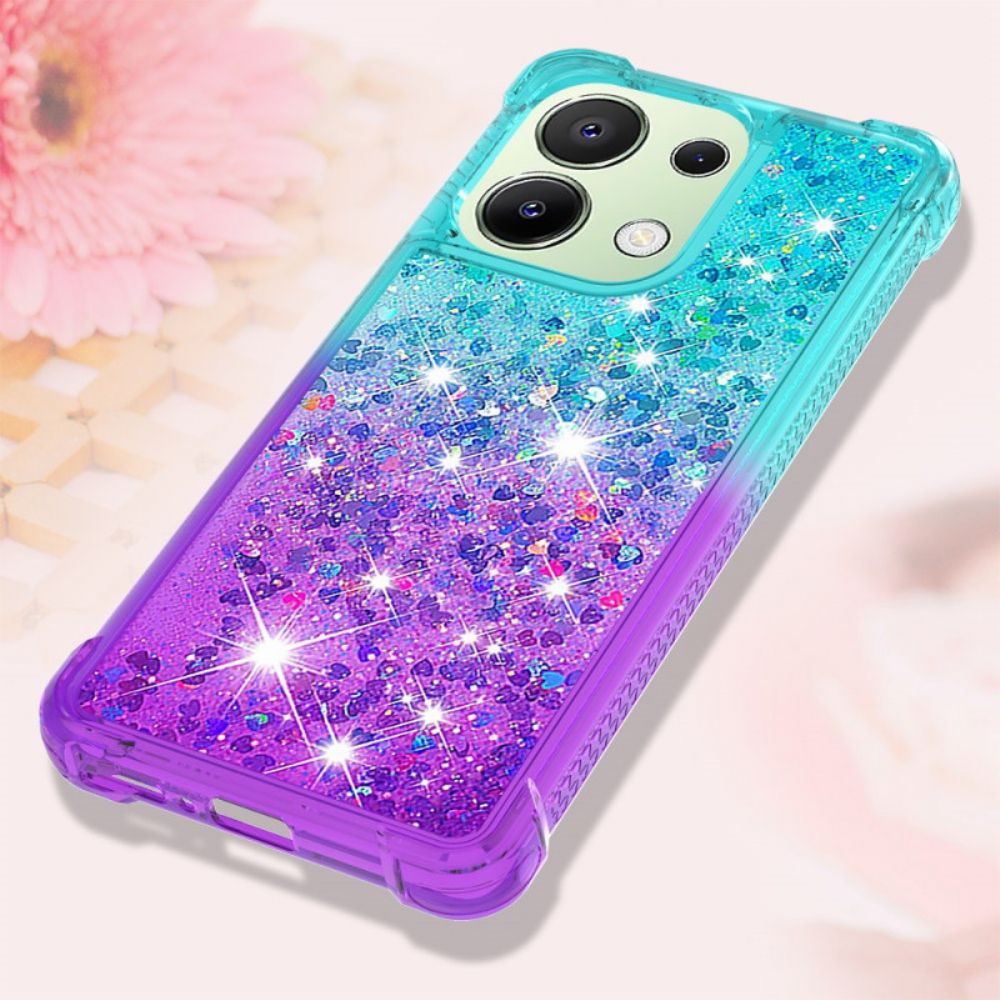 Cover Hoesje Xiaomi Redmi Note 13 4g Telefoonhoesje Glitterverloop