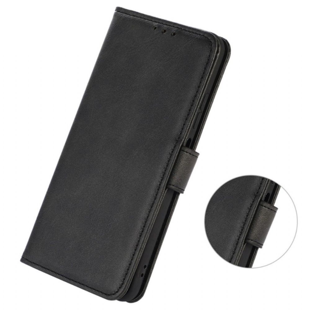 Flip Case Leren Xiaomi Redmi Note 13 4g Ledereffect