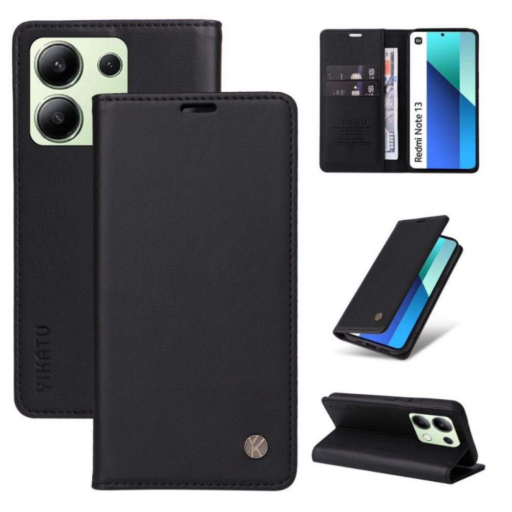 Folio-hoesje Xiaomi Redmi Note 13 4g Imitatieleeryikatu