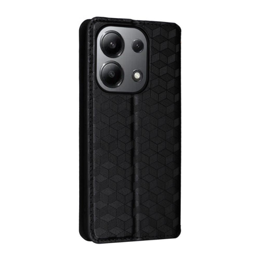 Folio-hoesje Xiaomi Redmi Note 13 4g Telefoonhoesje 3d Diamanten