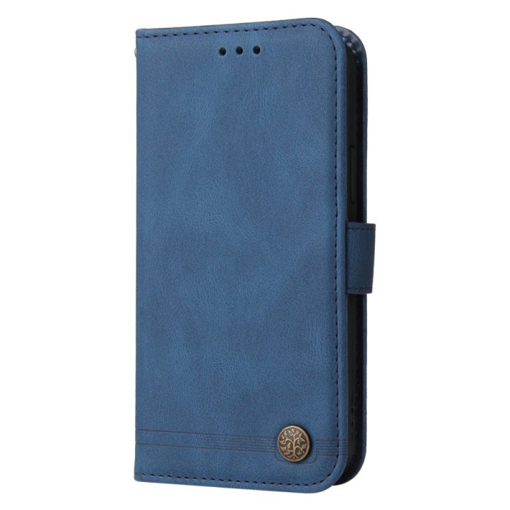 Folio-hoesje Xiaomi Redmi Note 13 4g Telefoonhoesje Decoratieve Bandklinknagel