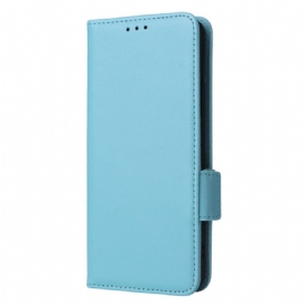 Folio-hoesje Xiaomi Redmi Note 13 4g Telefoonhoesje Leren Stijl Met Riem