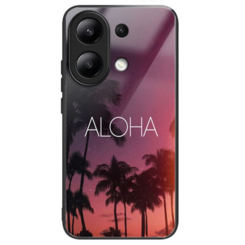 Hoesje Xiaomi Redmi Note 13 4g Aloha Gehard Glas