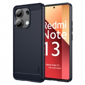 Hoesje Xiaomi Redmi Note 13 4g Mofi Geborstelde Koolstofvezel