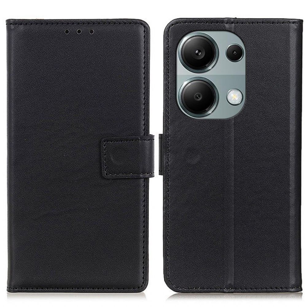 Leren Hoesje Voor Xiaomi Redmi Note 13 4g Imitatieleer