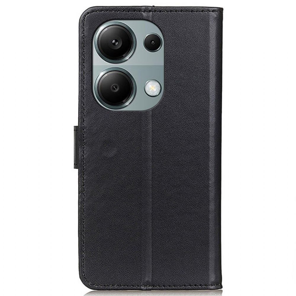 Leren Hoesje Voor Xiaomi Redmi Note 13 4g Imitatieleer