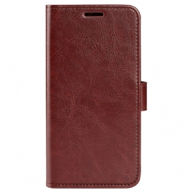 Leren Hoesje Xiaomi Redmi Note 13 4g Vintage Textuur Bescherming Hoesje