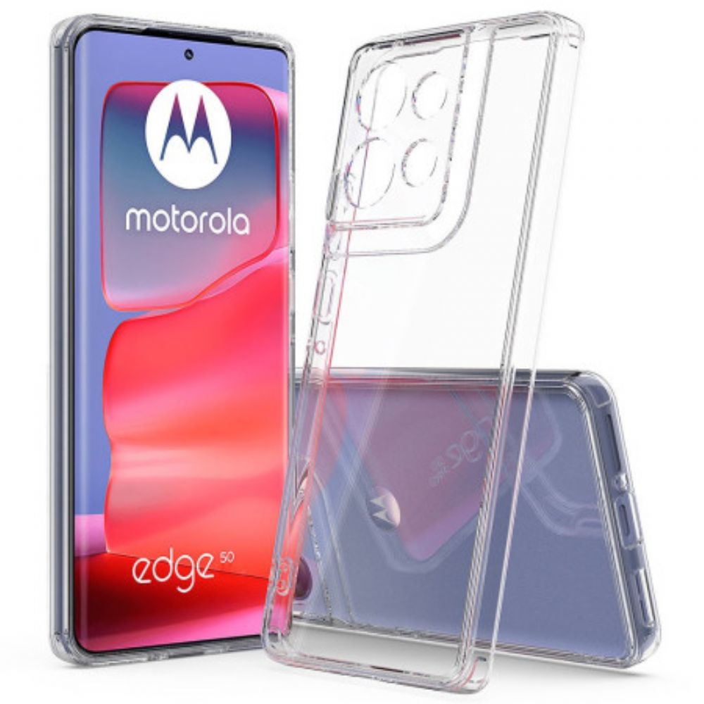 Case Hoesje Motorola Edge 50 Telefoonhoesje Transparant