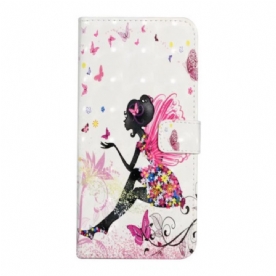 Flip Case Leren Motorola Edge 50 Fee