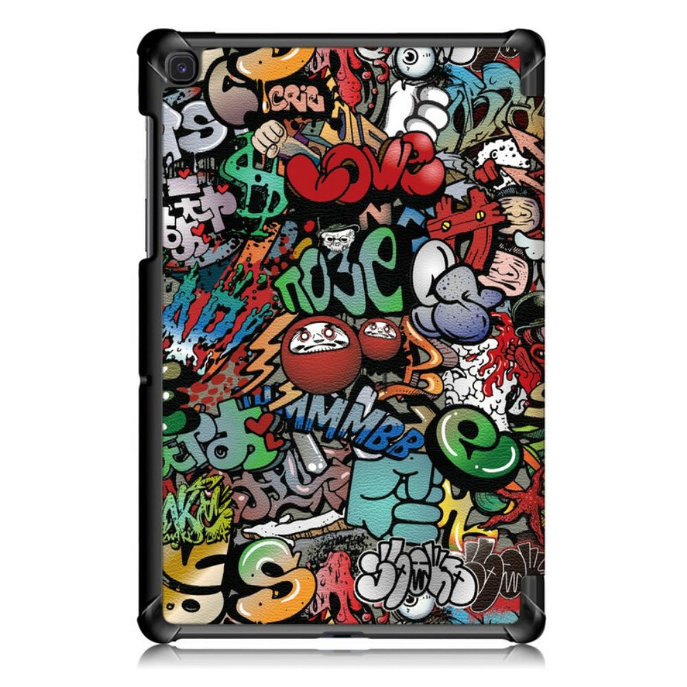 Bescherming Hoesje voor Samsung Galaxy Tab S5e Verbeterde Graffiti