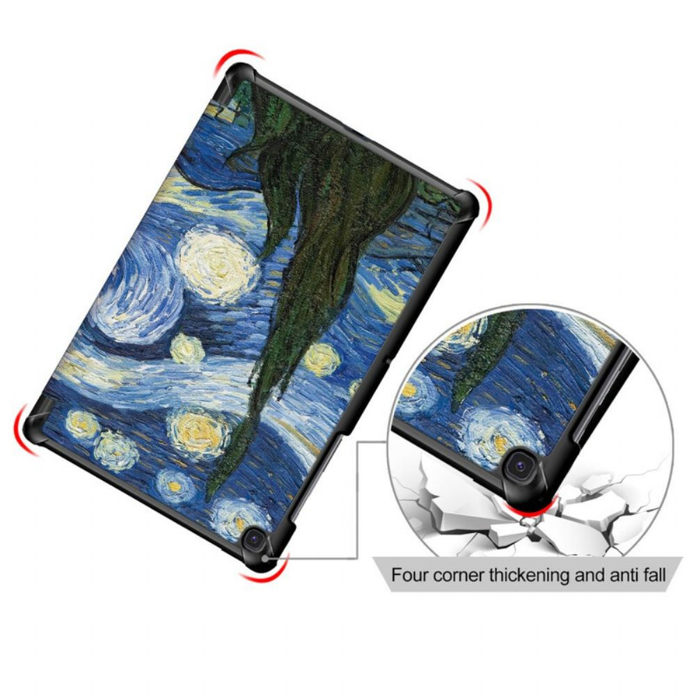 Bescherming Hoesje voor Samsung Galaxy Tab S5e Verbeterde Van Gogh